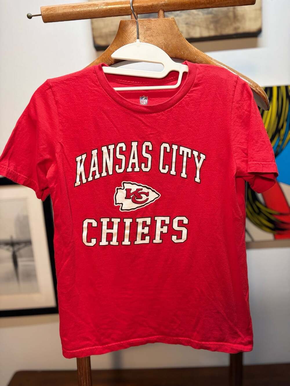 NFL Kansas City Chiefs Youth Red Graphic T-Shirt